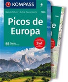 Stephan Bernau - KOMPASS Wanderführer Picos de Europa, 55 Touren mit Extra-Tourenkarte