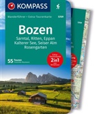 Franziska Baumann - KOMPASS Wanderführer Bozen, Sarntal, Ritten, Eppan, Kalterer See, Seiser Alm, Rosengarten, 55 Touren mit Extra-Tourenkarte
