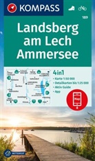 KOMPASS Wanderkarte 189 Landsberg am Lech, Ammersee 1:50.000