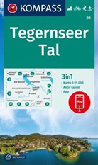KOMPASS Wanderkarte 08 Tegernseer Tal 1:25.000