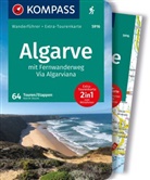 Astrid Sturm - KOMPASS Wanderführer Algarve mit Fernwanderweg Via Algarviana, 64 Touren / Etappen mit Extra-Tourenkarte
