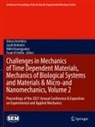 Alireza Amirkhizi, Frank W DelRio, Nikhil Karanjgaokar, Nikhil Karanjgaokar et al, Jacob Notbohm - Challenges in Mechanics of Time Dependent Materials, Mechanics of Biological Systems and Materials & Micro-and Nanomechanics, Volume 2