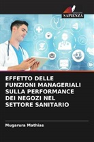Mugarura Mathias - EFFETTO DELLE FUNZIONI MANAGERIALI SULLA PERFORMANCE DEI NEGOZI NEL SETTORE SANITARIO