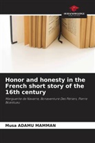 Musa ADAMU MAMMAN - Honor and honesty in the French short story of the 16th century