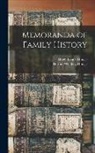 Hodge Harriet Woolsey, Hugh Lenox Hodge - Memoranda of Family History