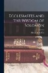 MacMillan and Co - Ecclesiastes and the Wisdom of Solomon