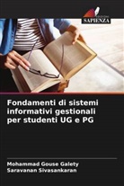 Mohammad Gouse Galety, Saravanan Sivasankaran - Fondamenti di sistemi informativi gestionali per studenti UG e PG