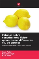 Arun Patel, R. B. Ram, Balveer Singh - Estudos sobre constituintes físico-químicos em diferentes cv. de citrinos