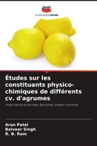 Arun Patel, R. B. Ram, Balveer Singh - Études sur les constituants physico-chimiques de différents cv. d'agrumes