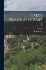 John Burnet - Greek Philosophy, Part 1