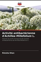 Rimsha Khan - Activité antibactérienne d'Achillea Millefolium L.