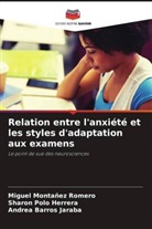Andrea Barros Jaraba, Sharon Polo Herrera, Miguel Montañez Romero - Relation entre l'anxiété et les styles d'adaptation aux examens