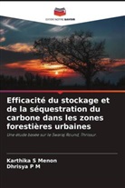 Dhrisya P M, Karthika S Menon - Efficacité du stockage et de la séquestration du carbone dans les zones forestières urbaines