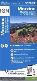TOP 25 -3528ET-, XXX - MORZINE MASSIF DU CHABLAIS 1:25 000
