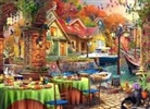 Brain Tree Games LLC - Brain Tree - Boat Club Breakfast 1000 Pieces Jigsaw Puzzle for Adults: With Droplet Technology for Anti Glare & Soft Touch