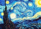 Brain Tree Games LLC - Brain Tree - Starry Night 1000 Pieces Jigsaw Puzzle for Adults: With Droplet Technology for Anti Glare & Soft Touch