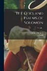 J. Rendel Harris, Alphonse Mingana - The Odes and Psalms of Solomon; Volume 1