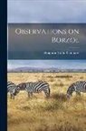 Houghton Mifflin Company - Observations on Borzol