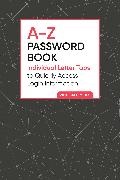 None, Zeitgeist - A-Z Password Book Individual Letter Tabs to Quickly Access Login Information
