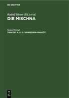 Samuel Krauss, Rudolf Meyer, Karl H. Rengstorf, Leonhard Rost - Die Mischna. Neziqin - Seder 4. Traktat 4. u. 5.: Sanhedrin-Makköt