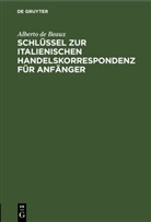 Alberto de Beaux - Schlüssel zur italienischen Handelskorrespondenz für Anfänger