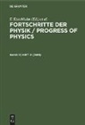 F. Kaschluhn, A. Lösche, R. Ritschl, R Rompe, R. Rompe - Fortschritte der Physik / Progress of Physics - Band 17, Heft 2: 1969