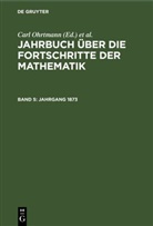 Max Henoch, Emil Lampe, Felix Müller, Carl Ohrtmann, Albert Wangerin - Jahrbuch über die Fortschritte der Mathematik - Band 5: Jahrgang 1873