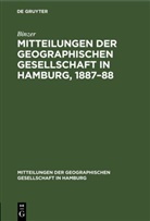 Binzer - Mitteilungen der Geographischen Gesellschaft in Hamburg, 1887-88