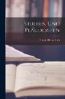Sigmon Martin Stern - Studien und Plaudereien