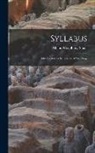 Albion Woodbury Small - Syllabus; Introduction to the Science of Sociology