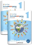 Mareike Hahn, Klaus Kuhn, Kersti Mrowka-Nienstedt, Kerstin Mrowka-Nienstedt - ABC der Tiere 1 Neubearbeitung - Schreiblehrgang Druckschrift, Teil A und B