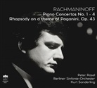Sergej Rachmaninoff, Sergej W. Rachmaninow - Piano Concertos & Paganini Rhapsody, 3 Audio-CD (Audiolibro)