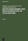 Mitglieder des Gerichtshofes und der Reichsanwaltschaft - Entscheidungen des Reichsgerichts in Zivilsachen. Band 9