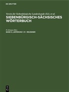 Akademie der Sozialistischen Republik Rumäniens, Fr. Krauss, Joh Roth, Verein Für Siebenbürgische Landeskunde - Siebenbürgisch-Sächsisches Wörterbuch - Band 5, Lieferung 1: R - Reussner