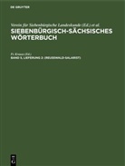 Akademie der Sozialistischen Republik Rumäniens, Fr. Krauss, Joh. Roth, Verein Für Siebenbürgische Landeskunde - Siebenbürgisch-Sächsisches Wörterbuch - Band 5, Lieferung 2: (Reusswald-Salarist)