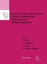 C.T.H. Baker, C.T.H. (University of Manchester Baker, G. vanden Berghe, G. (Politecnico di Torino Monegato, Monegato G., G. (University of Ghent vanden Berghe... - Ordinary Differential Equations and Integral Equations