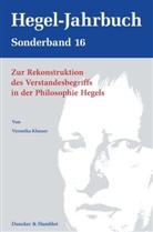 Veronika Klauser - Zur Rekonstruktion des Verstandesbegriffs in der Philosophie Hegels.