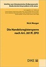 Nick Mezger, François Bohnet, Tanja Domej, H, Ulrich Haas - Die Handelsregistersperre nach Art. 261 ff. ZPO