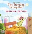 Kidkiddos Books, Rayne Coshav - The Traveling Caterpillar (English Serbian Bilingual Book for Kids- Latin alphabet)
