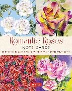 Tuttle Studio, . Tuttle Studio - Romantic Roses, 16 Note Cards - 8 illustrations of Painted Roses (Blank Cards with Envelopes in a Keepsake Box)