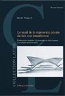 Silvain Vernaz - Le seuil de la répression pénale du fait non intentionnel