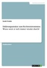 Sarah Franke - Erklärungsansätze zum Rechtsextremismus. Wieso setzt er sich immer wieder durch?