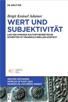 Brigit Knüsel Adamec - Wert und Subjektivität