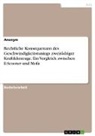 Anonym, Anonymous - Rechtliche Konsequenzen des Geschwindigkeitstunings zweirädriger Kraftfahrzeuge. Ein Vergleich zwischen E-Scooter und Mofa