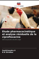 N B Shridhar, Sunilchandra U - Etude pharmacocinétique et analyse résiduelle de la ciprofloxacine