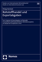 Philipp Reinhold - Rohstoffhandel und Exportabgaben