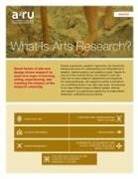 Gabriel Harp - What Is Arts Research?