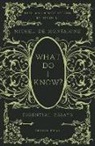 Michel Montaigne, Michel de Montaigne, Montaigne Michel de - What Do I Know?