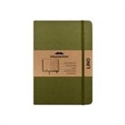 Moustachine - Moustachine Classic Linen Hardcover Military Green Lined Medium