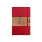 Moustachine - Moustachine Classic Linen Hardcover Classic Red Plain Pocket
